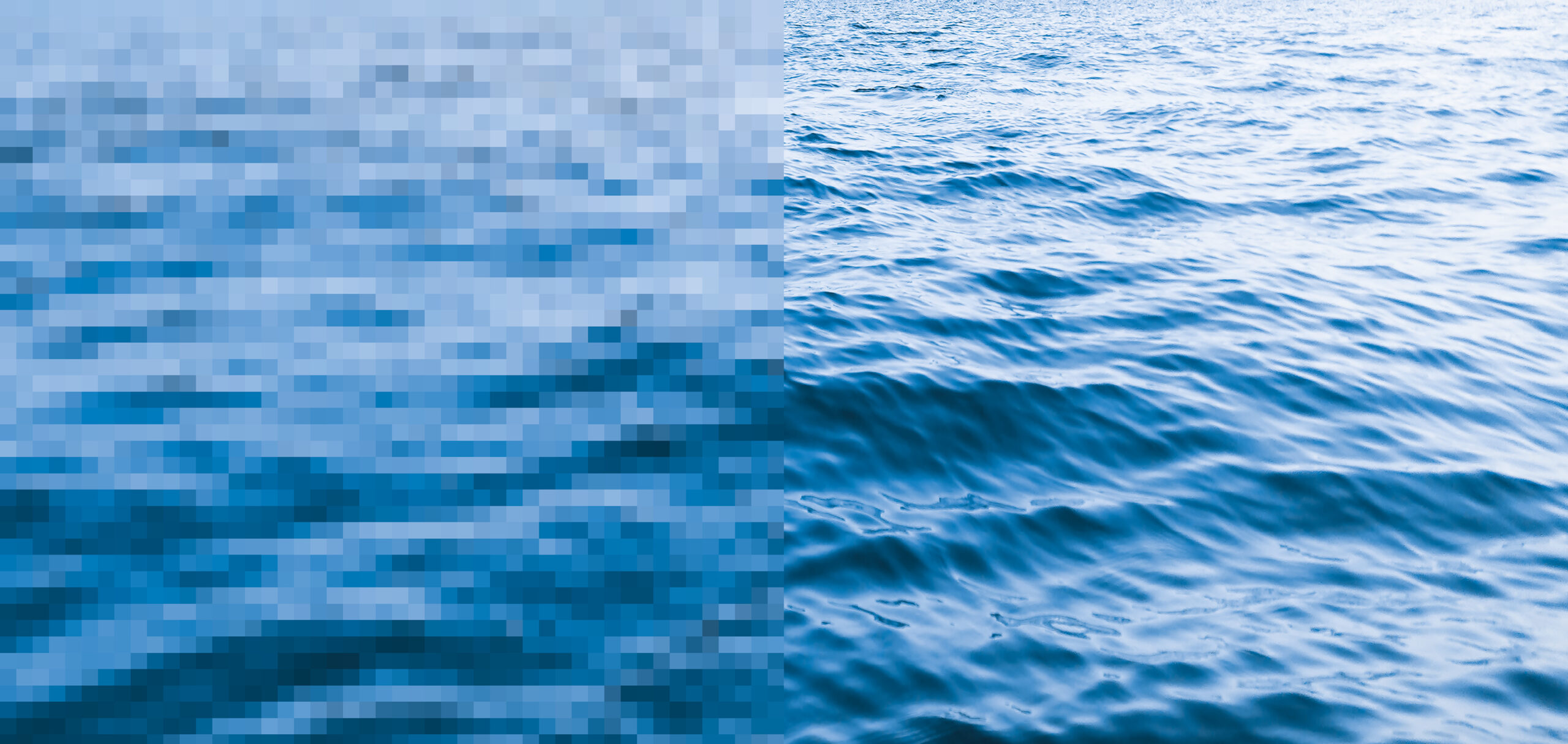 Capçalera de l'exposició "Internet i la perversió de la metàfora oceànica"